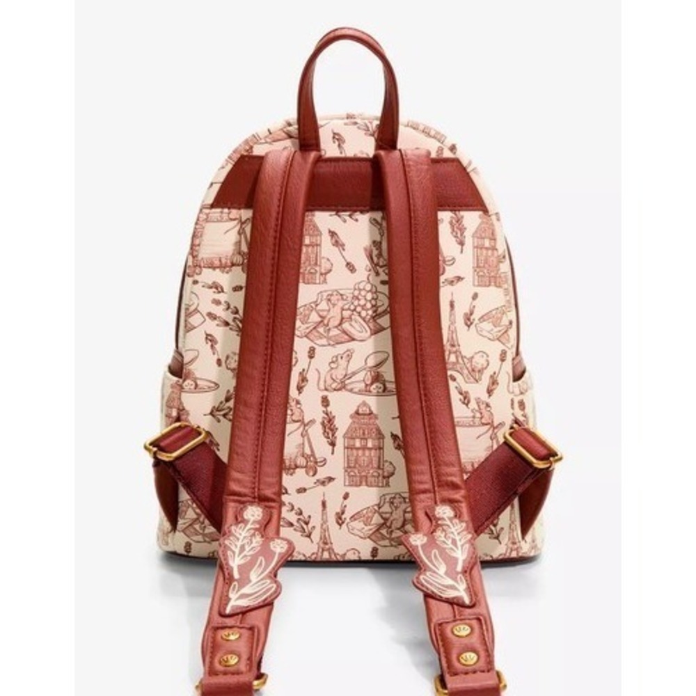 Loungefly Disney Pixar Ratatouille Scenic Allover Print Mini Backpack New w/Tags - Picture 5 of 12
